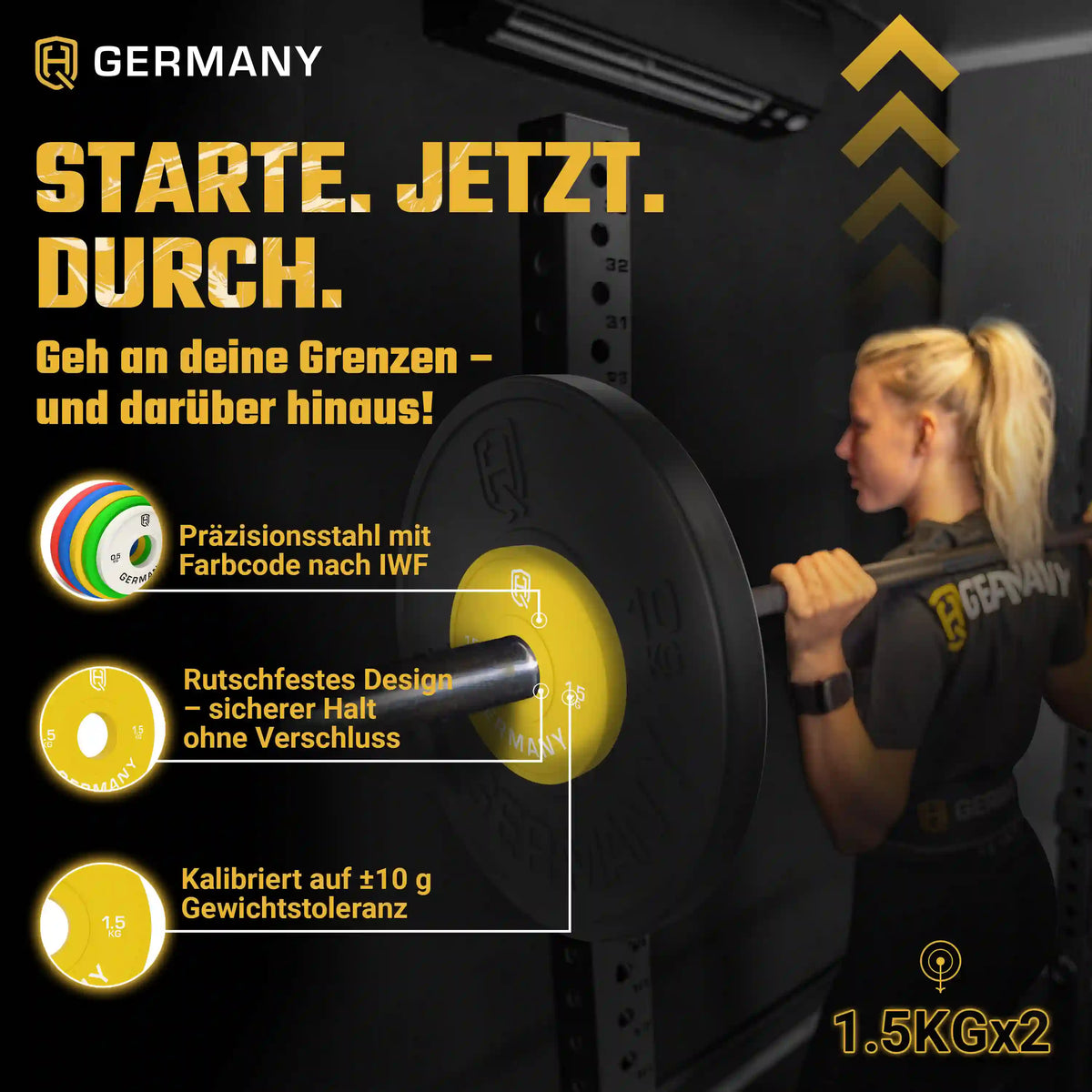 Fractional Change Plates 0.5KG - 2.5KG | Paar