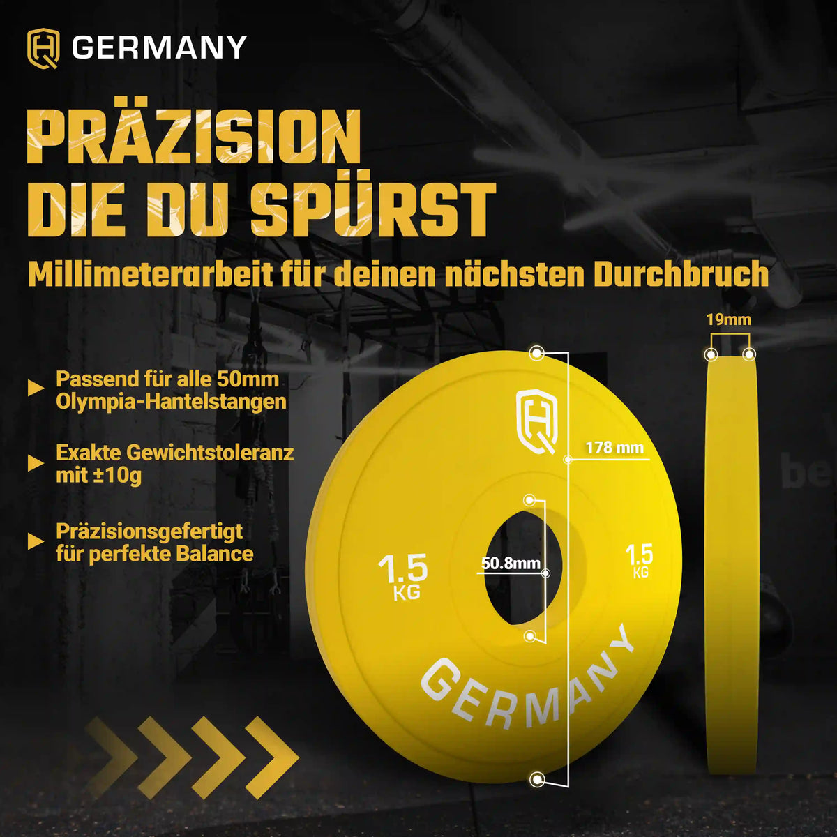 Fractional Change Plates 0.5KG - 2.5KG | Paar