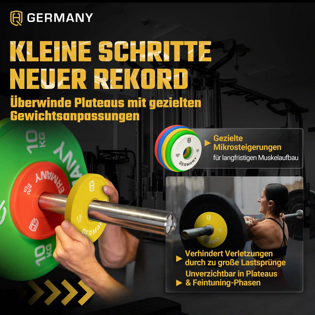 Fractional Change Plates 0.5KG - 2.5KG | Paar