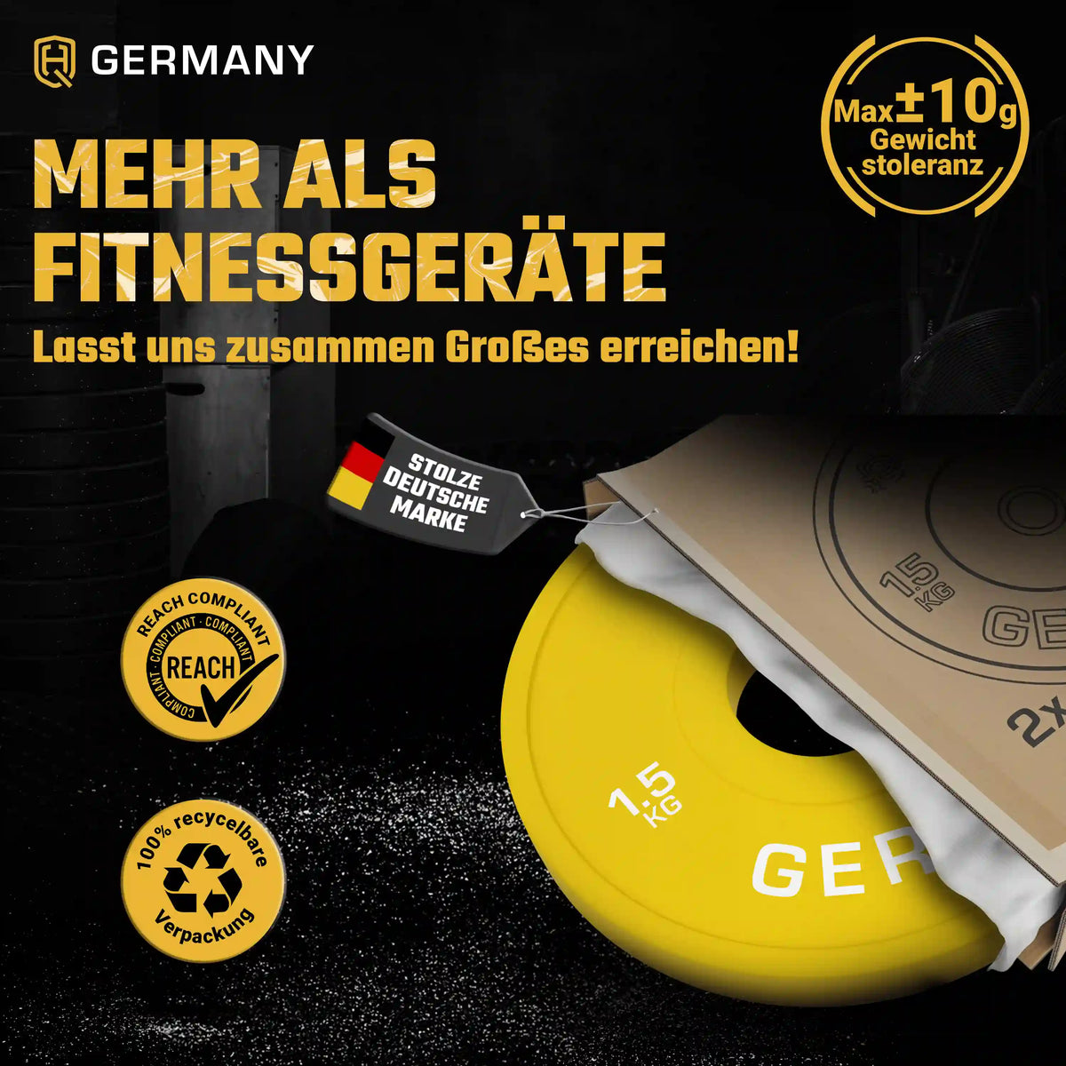 Fractional Change Plates 0.5KG - 2.5KG | Paar