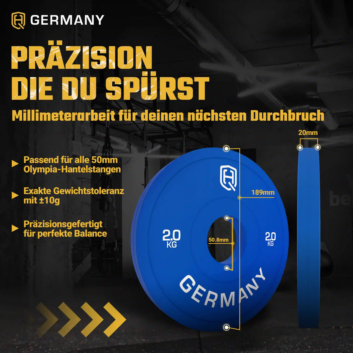 Fractional Change Plates 0.5KG - 2.5KG | Paar