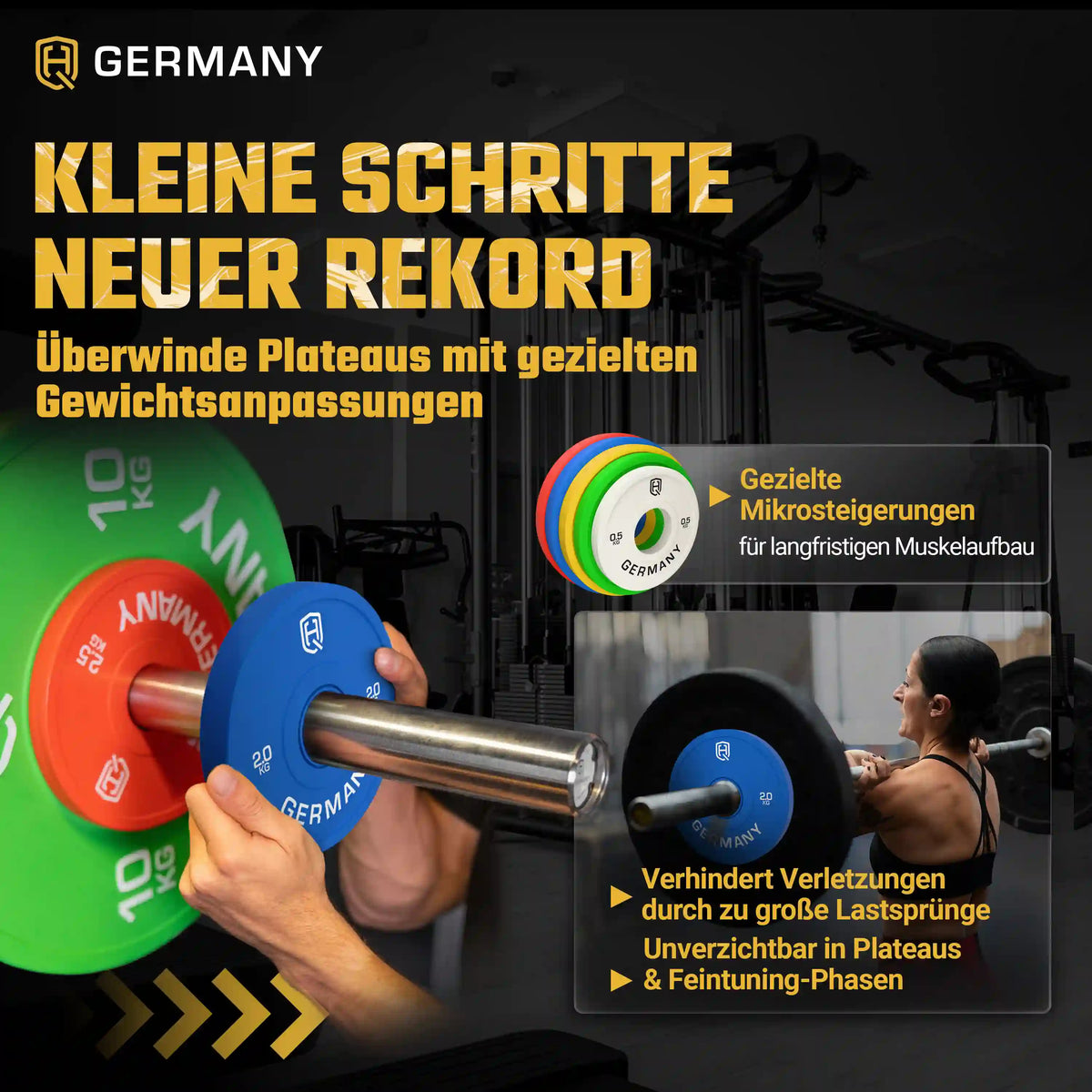 Fractional Change Plates 0.5KG - 2.5KG | Paar