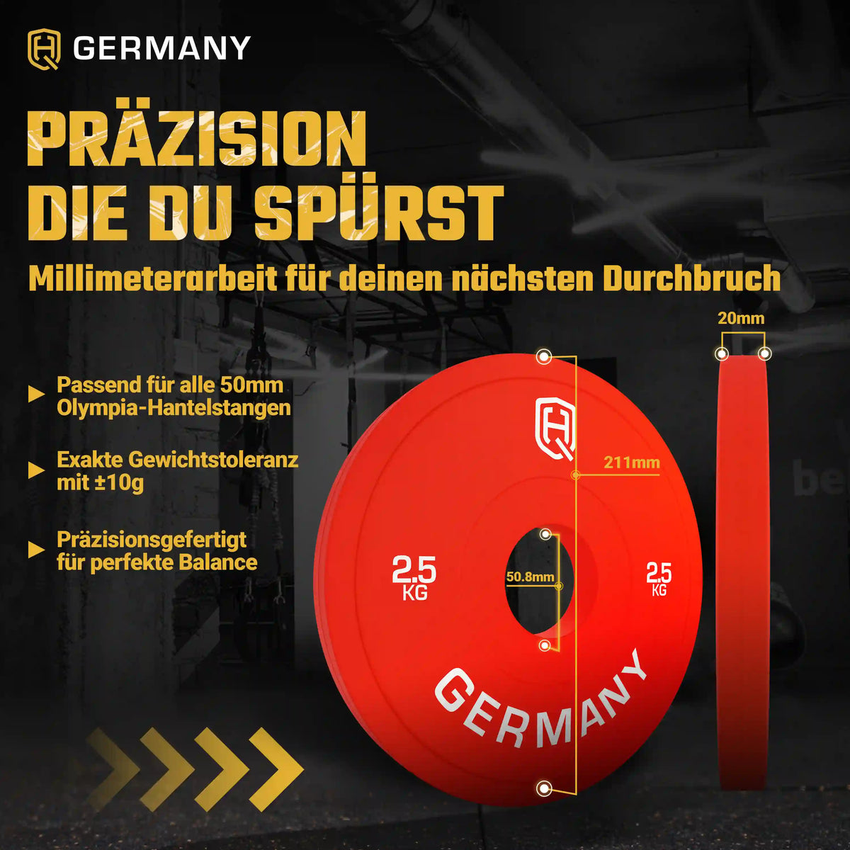 Fractional Change Plates 0.5KG - 2.5KG | Paar