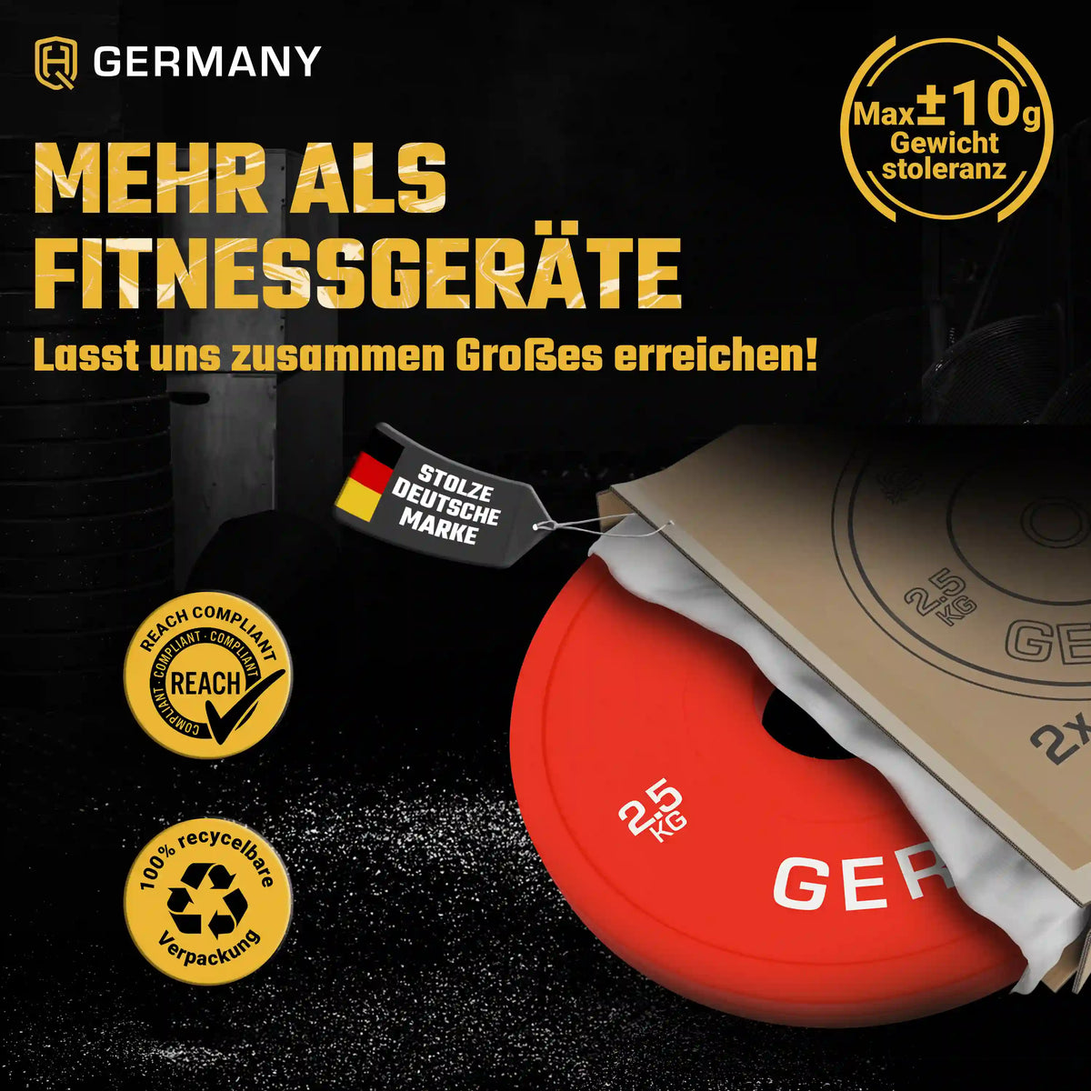 Fractional Change Plates 0.5KG - 2.5KG | Paar