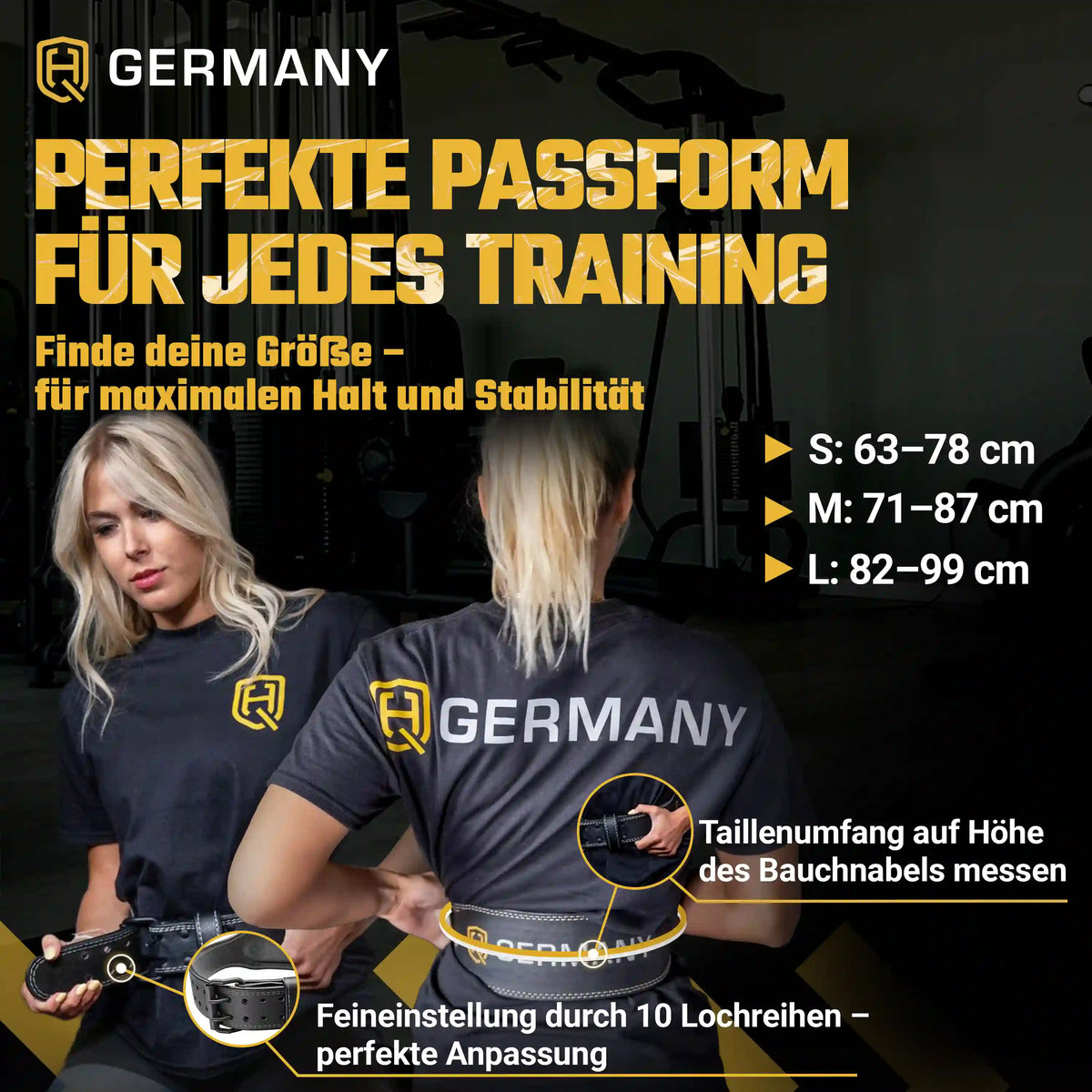 *B-Ware* Weightlifting Gürtel S/M/L