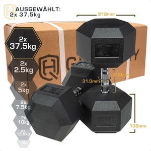 *B-Ware* Hexagon Hantel Paar/Set | 2.5 - 37.5kg
