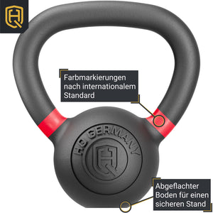 *B-Ware* Powdercoat Kettlebell 2-32KG | Starter-Sets