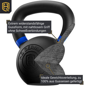 *B-Ware* Powdercoat Kettlebell 2-32KG | Starter-Sets