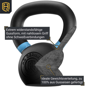 *B-Ware* Powdercoat Kettlebell 2-32KG | Starter-Sets