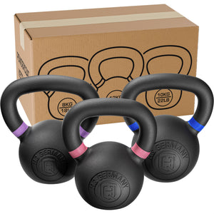 *B-Ware* Powdercoat Kettlebell 2-32KG | Starter-Sets