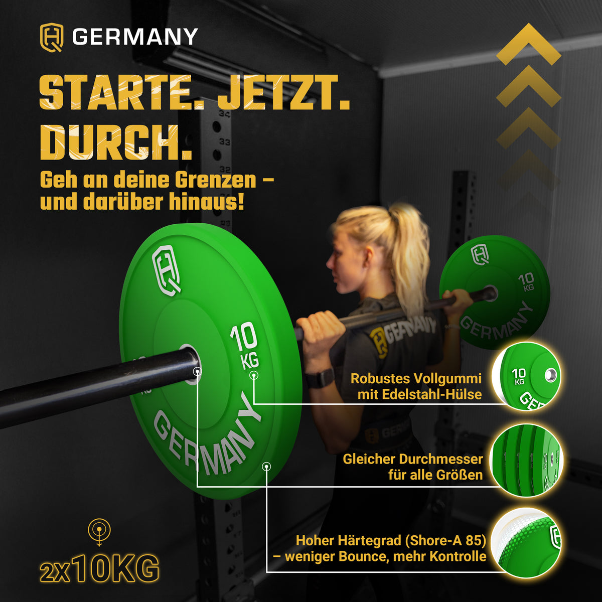 Olympic Bumper Plates 5-25KG | Paar/Set