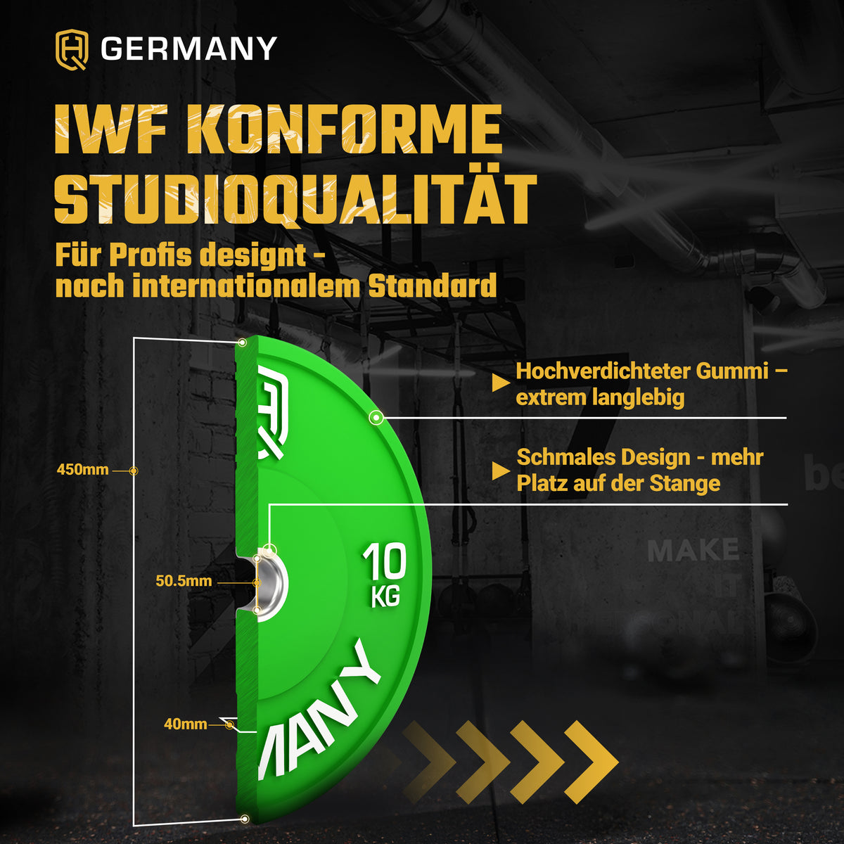 Olympic Bumper Plates 5-25KG | Paar/Set