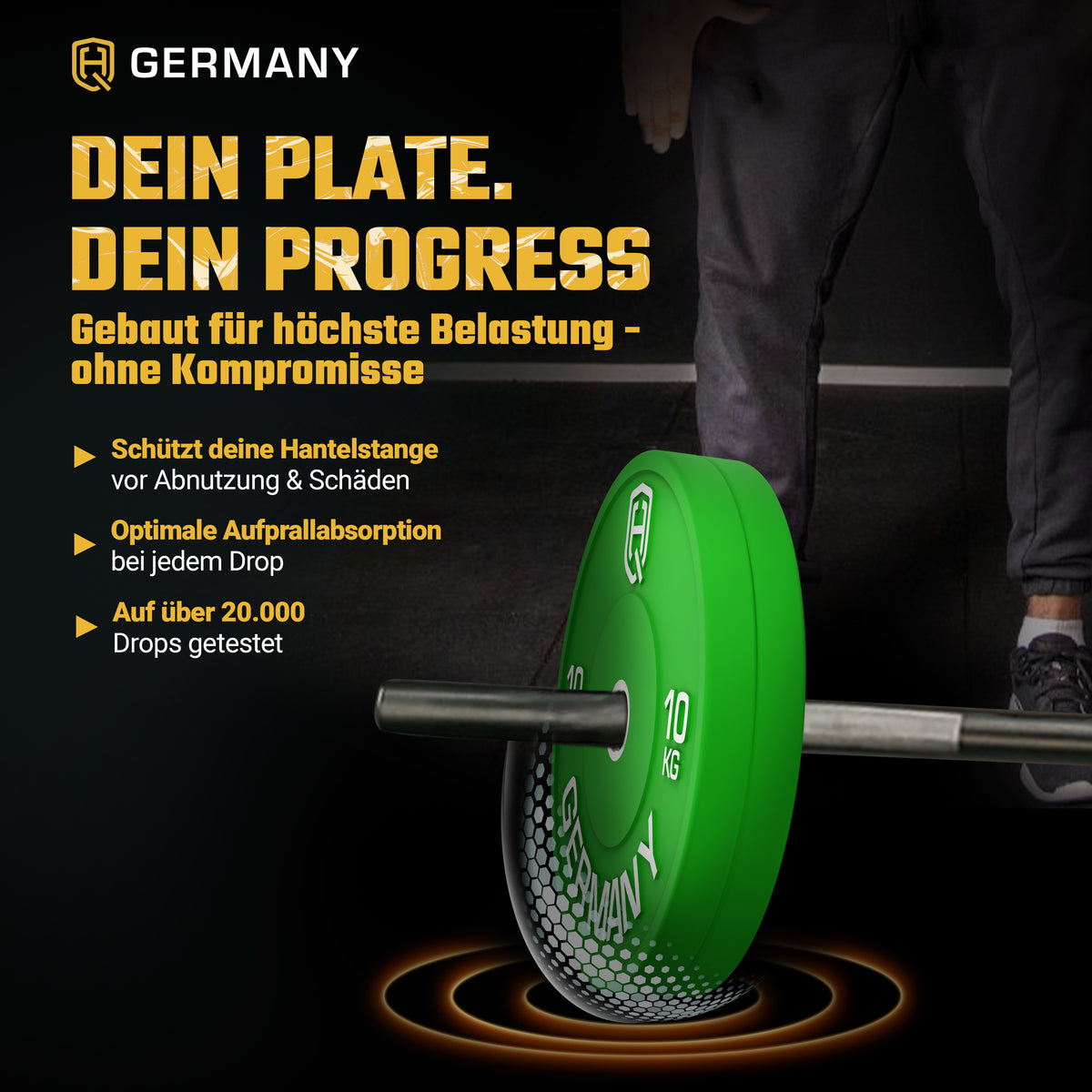 Olympic Bumper Plates 5-25KG | Paar/Set