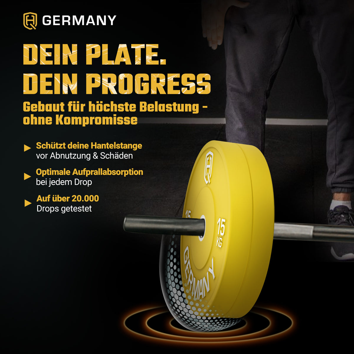 Olympic Bumper Plates 5-25KG | Paar/Set