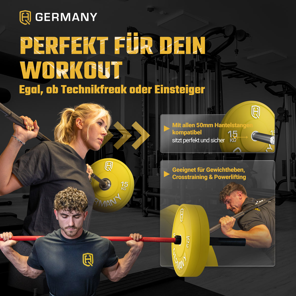 Olympic Bumper Plates 5-25KG | Paar/Set