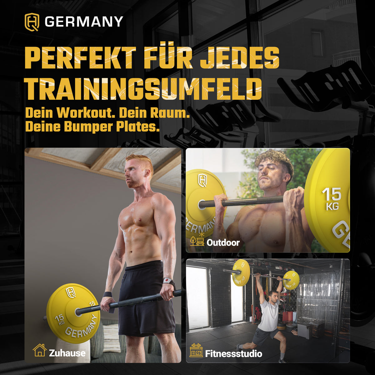 Olympic Bumper Plates 5-25KG | Paar/Set