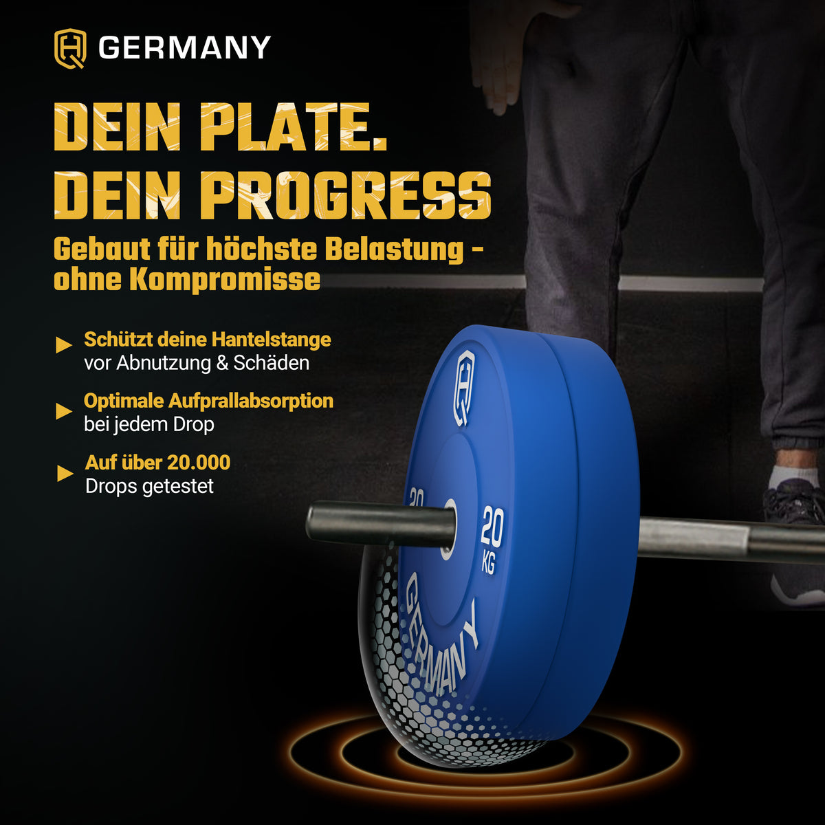 Olympic Bumper Plates 5-25KG | Paar/Set