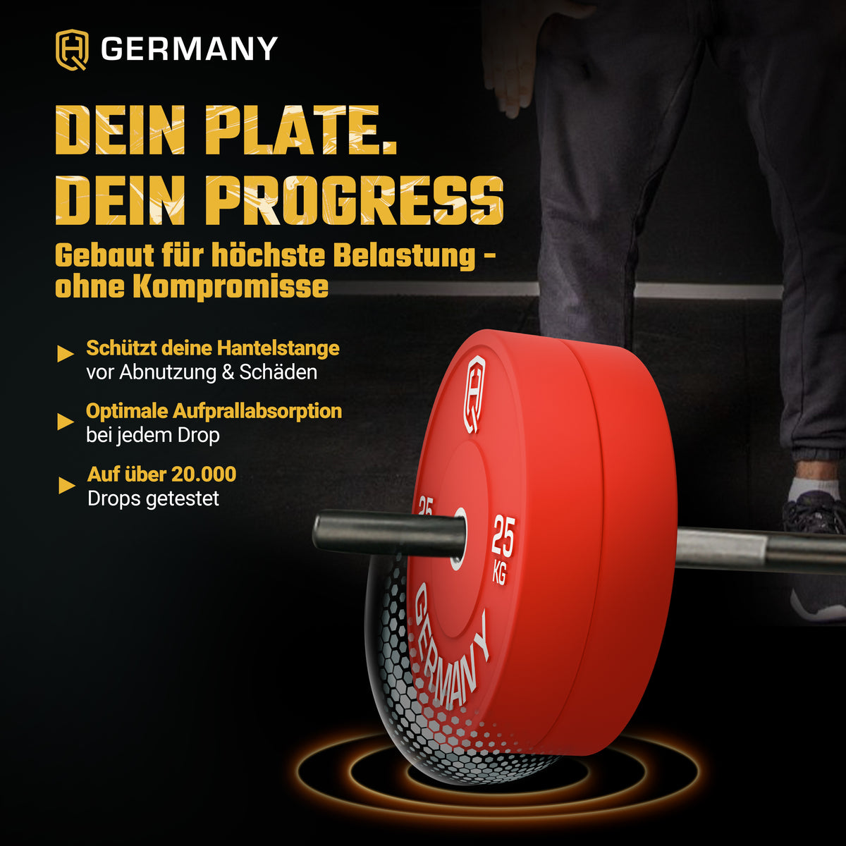 Olympic Bumper Plates 5-25KG | Paar/Set