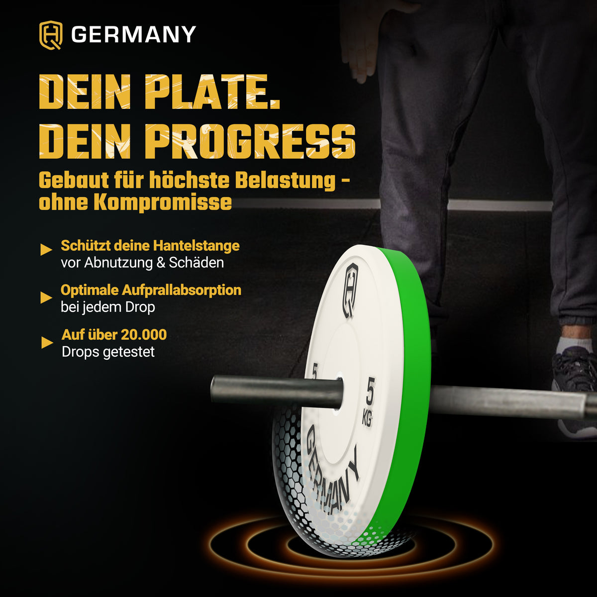 Olympic Bumper Plates 5-25KG | Paar/Set