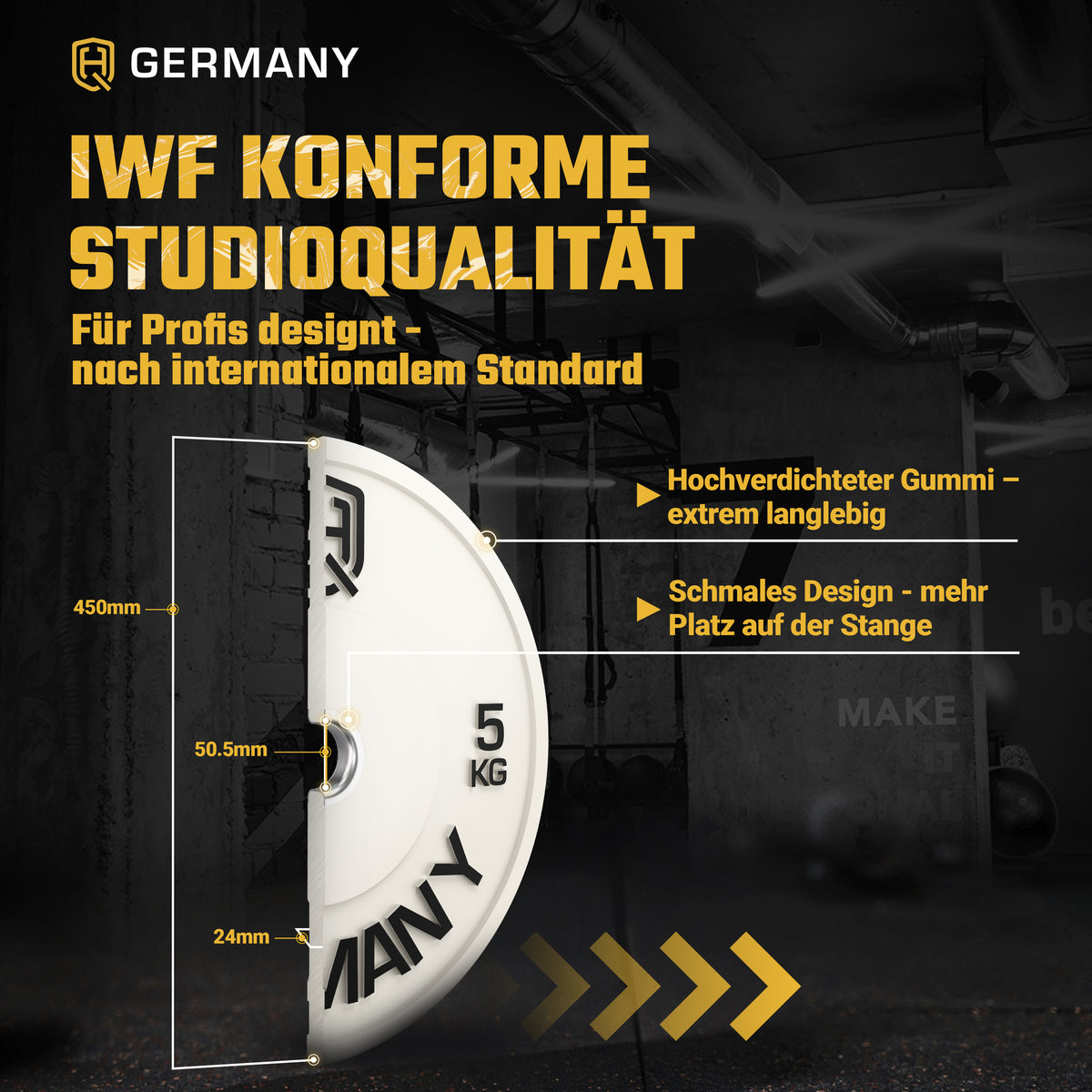 Olympic Bumper Plates 5-25KG | Paar/Set