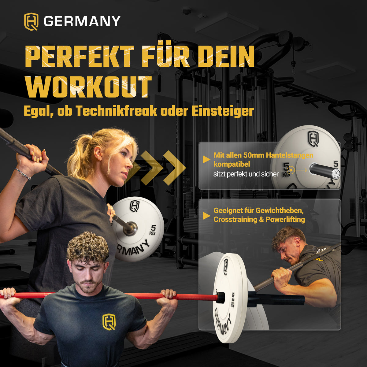 Olympic Bumper Plates 5-25KG | Paar/Set