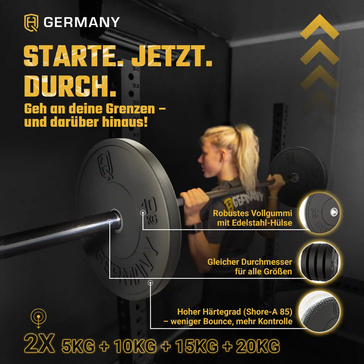 Training Bumper Plate Set - Starter / Advanced / Pro / Elite