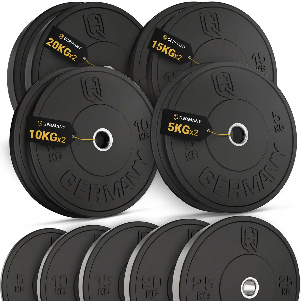 Training Bumper Plates 5-25KG | Paar/Set