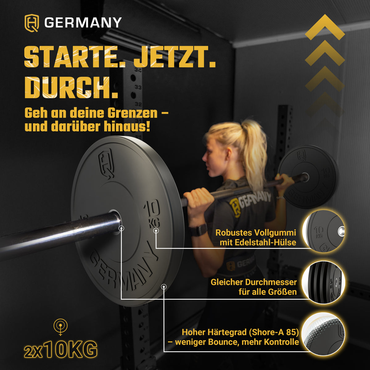 Training Bumper Plates 5-25KG | Paar/Set