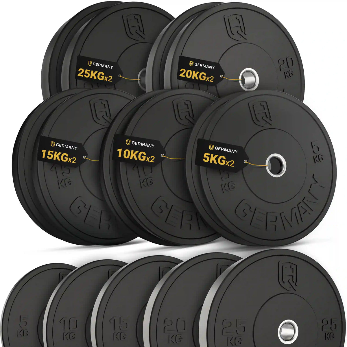 Training Bumper Plates 5-25KG | Paar/Set