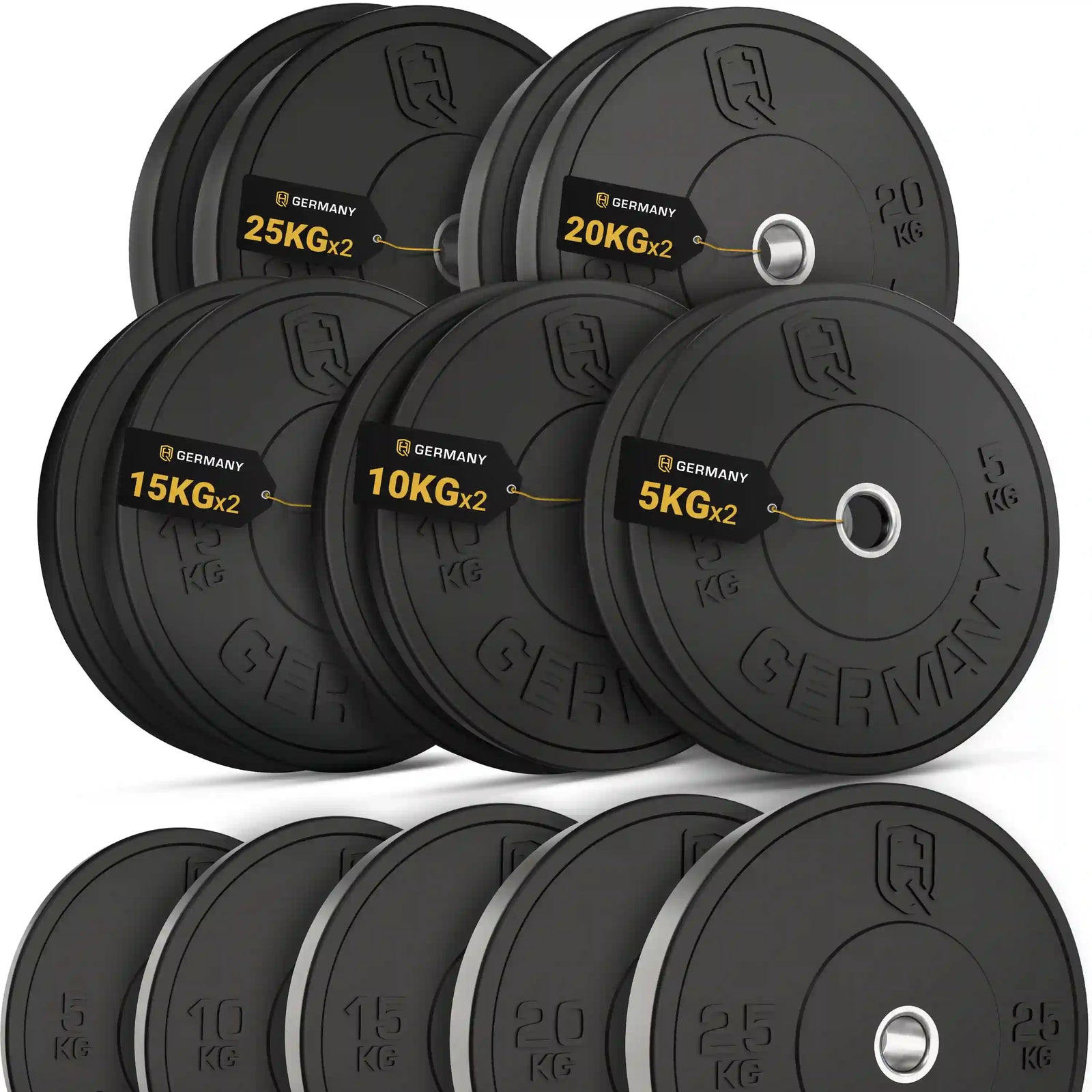 Training Bumper Plates 5-25KG | Paar/Set