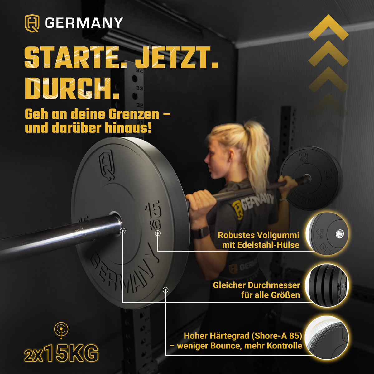 Training Bumper Plates 5-25KG | Paar/Set