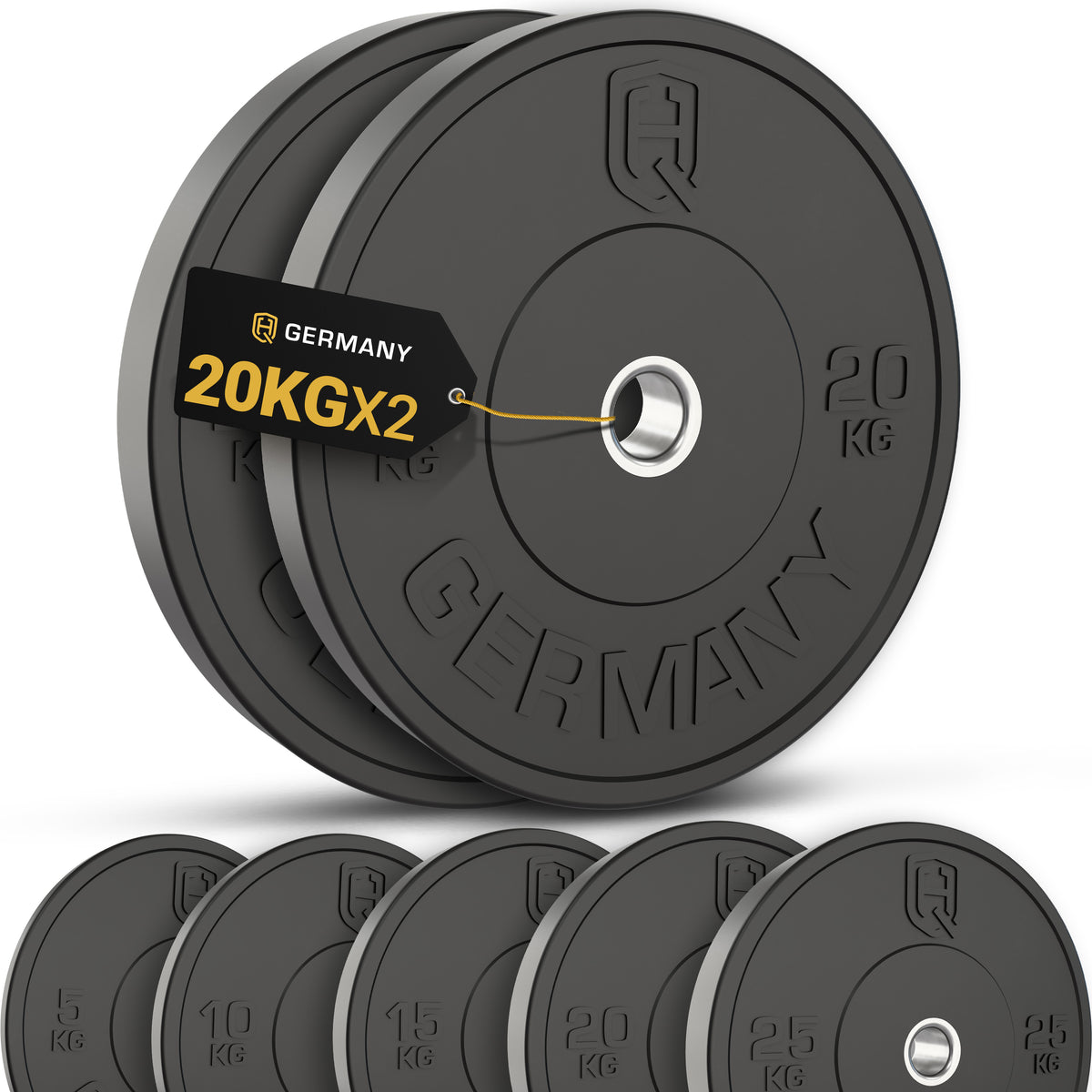 Training Bumper Plates 5-25KG | Paar/Set