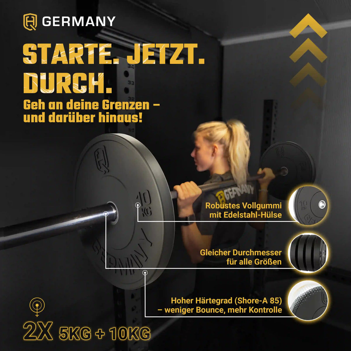 Training Bumper Plate Set - Starter / Advanced / Pro / Elite