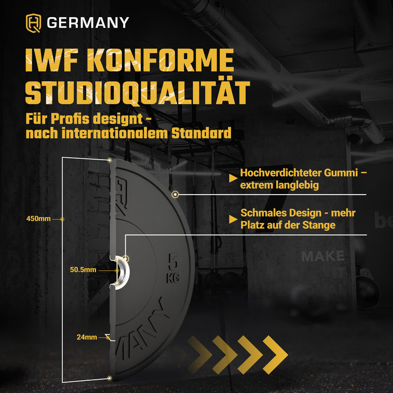 *B-Ware* Training Bumper Plates 5-25KG | Set