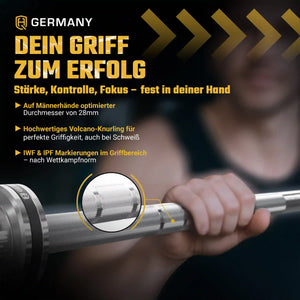 Training Allrounder Langhantelstange | Hartchrom-Beschichtung | Men/Women