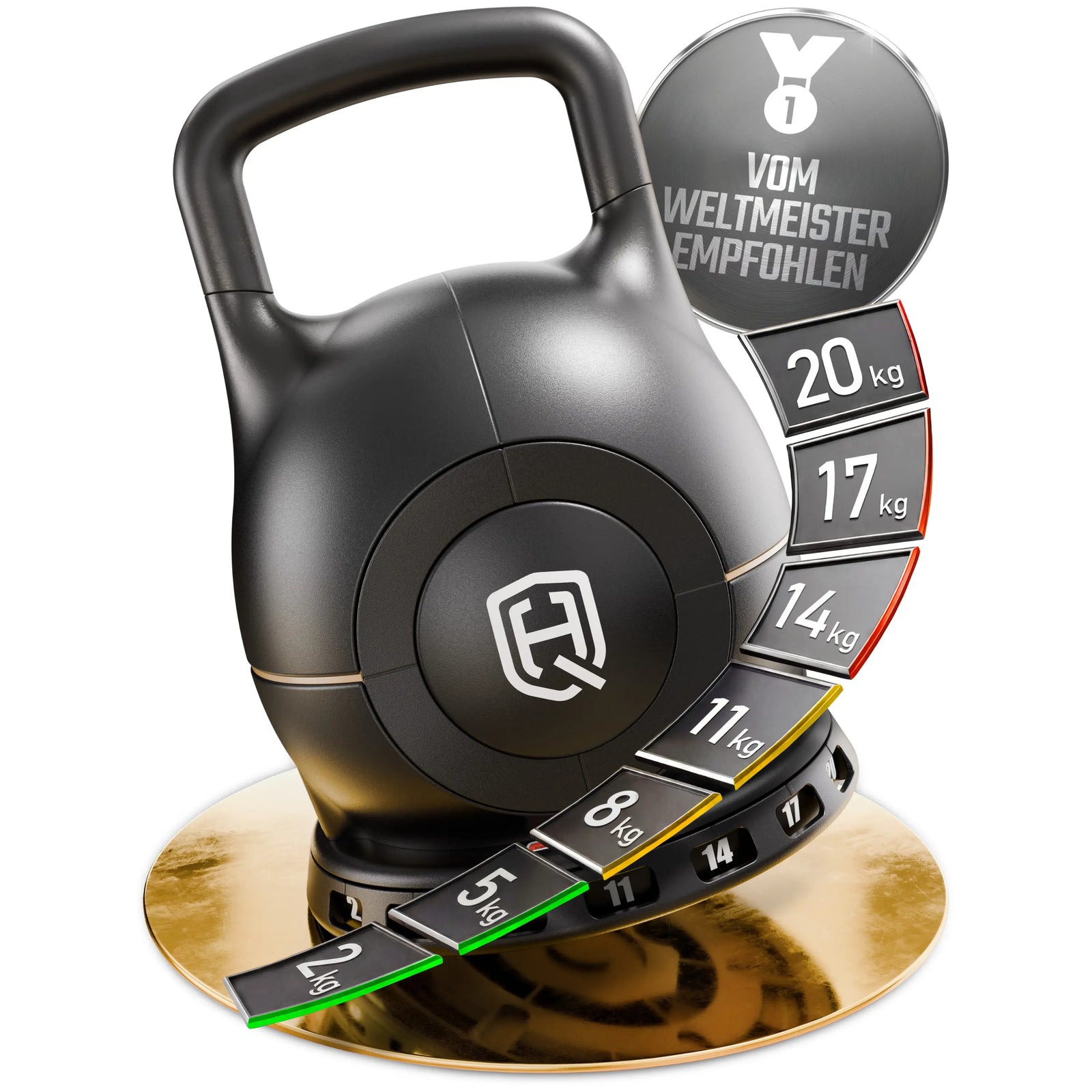 Verstellbare Kettlebell 2-20kg