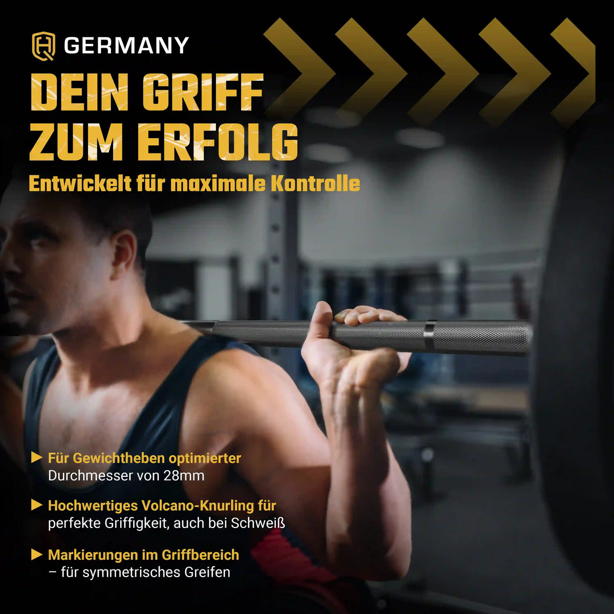 Performance Weightlifting Langhantelstange | 220cm | 1.000kg