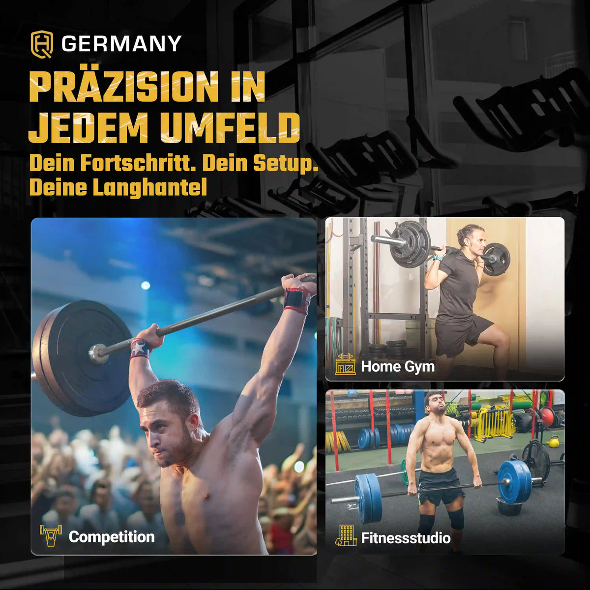 Performance Weightlifting Langhantelstange | 220cm | 1.000kg